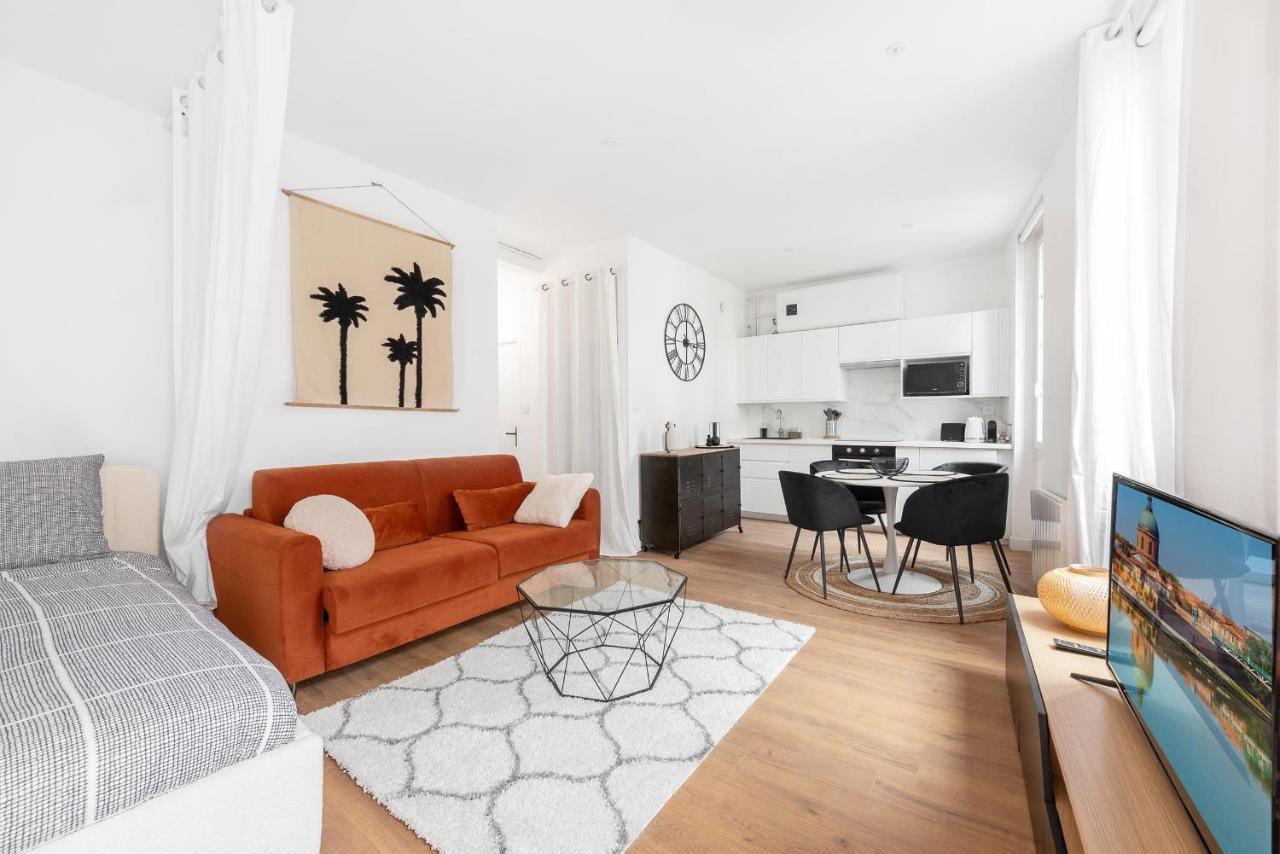 Appartement Moderne A 2 Pas De La Gare Toulouse Exterior foto